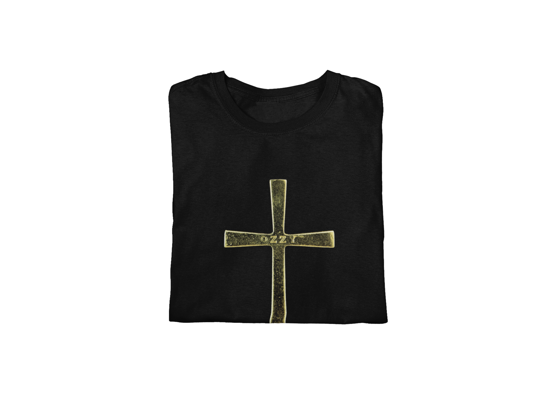 MERCHMOMENT Ozzy Osbourne - Pray for Ozzy Jumbo Print T-Shirt [Apparel] - Rock Band Apparel