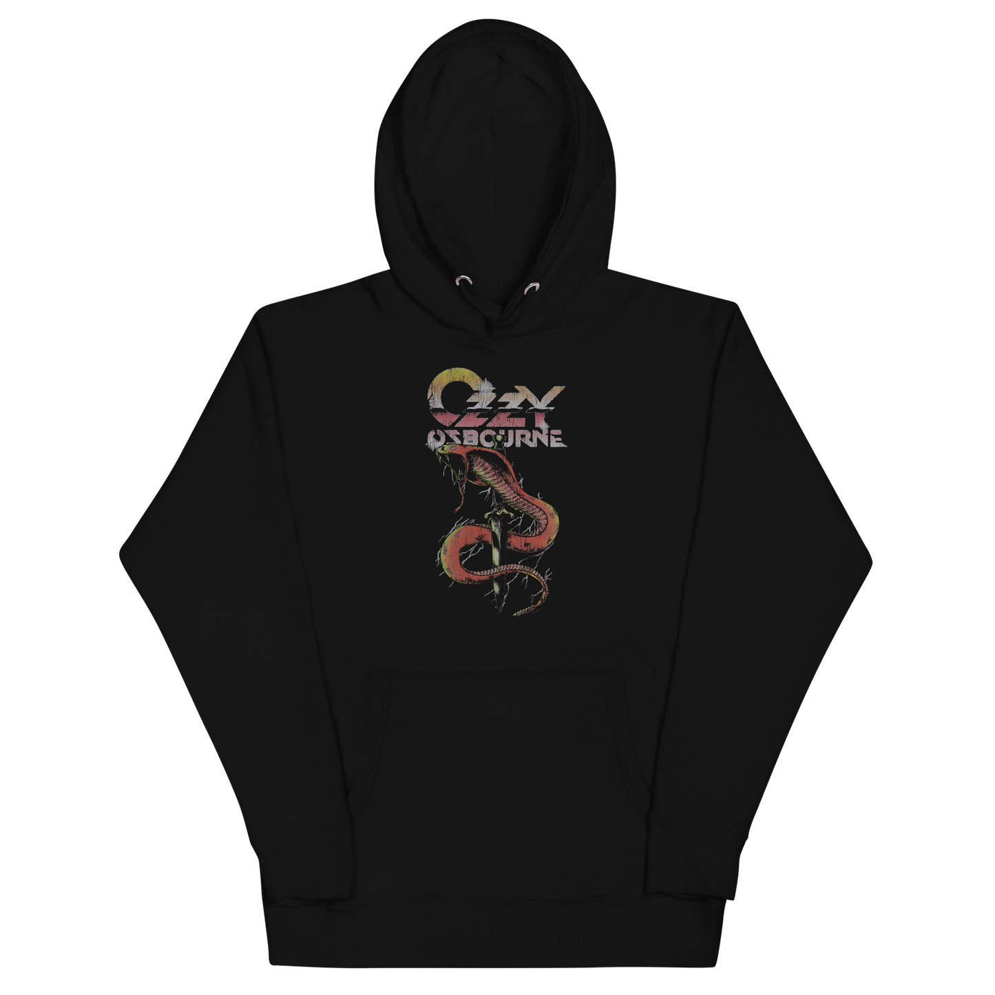 MERCHMOMENT Ozzy Osbourne Snake Bite Classic Hoodie [Apparel] - Rock Band Apparel