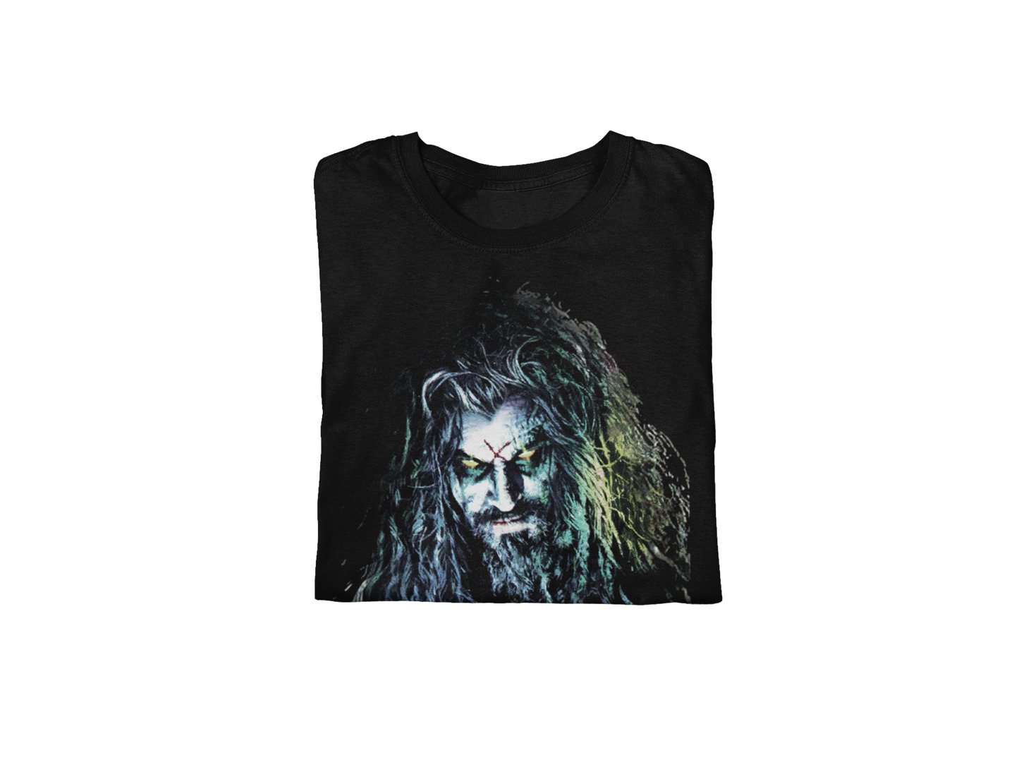 MERCHMOMENT Rob Zombie - Classic Logo Jumbo Print T-Shirt [Apparel] - Rock Band Apparel