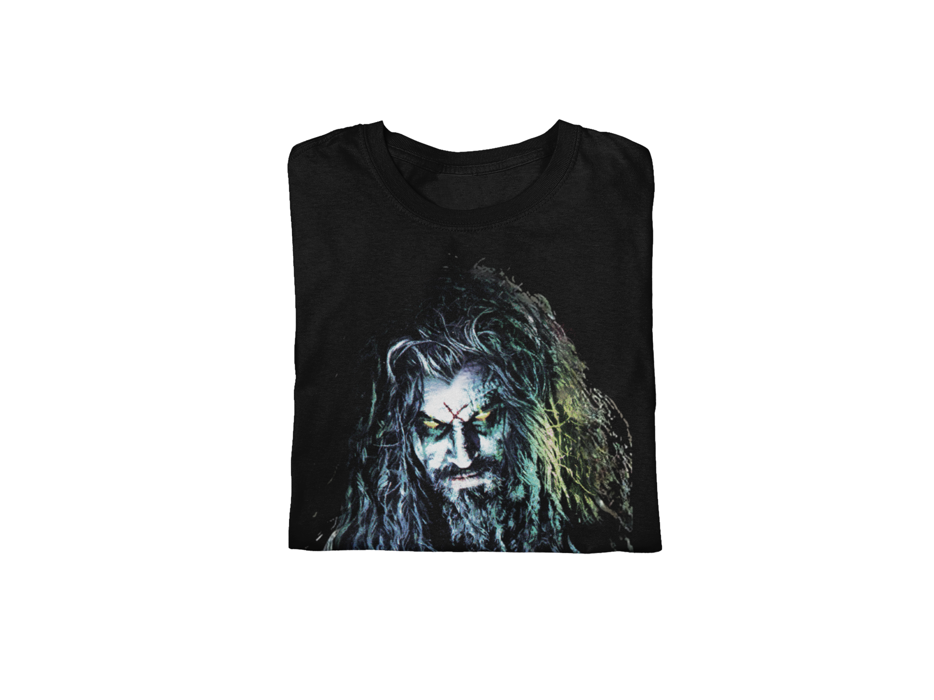 MERCHMOMENT Rob Zombie - Classic Logo Jumbo Print T-Shirt [Apparel] - Rock Band Apparel