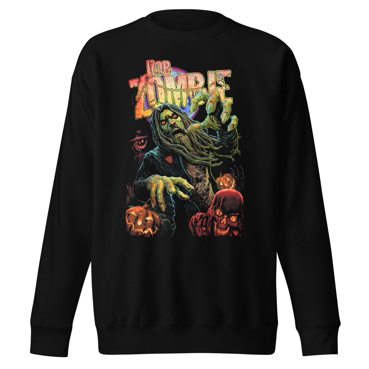 Stakes Rob Zombie - Halloween Jumbo Print Sweatshirt [Apparel] Black