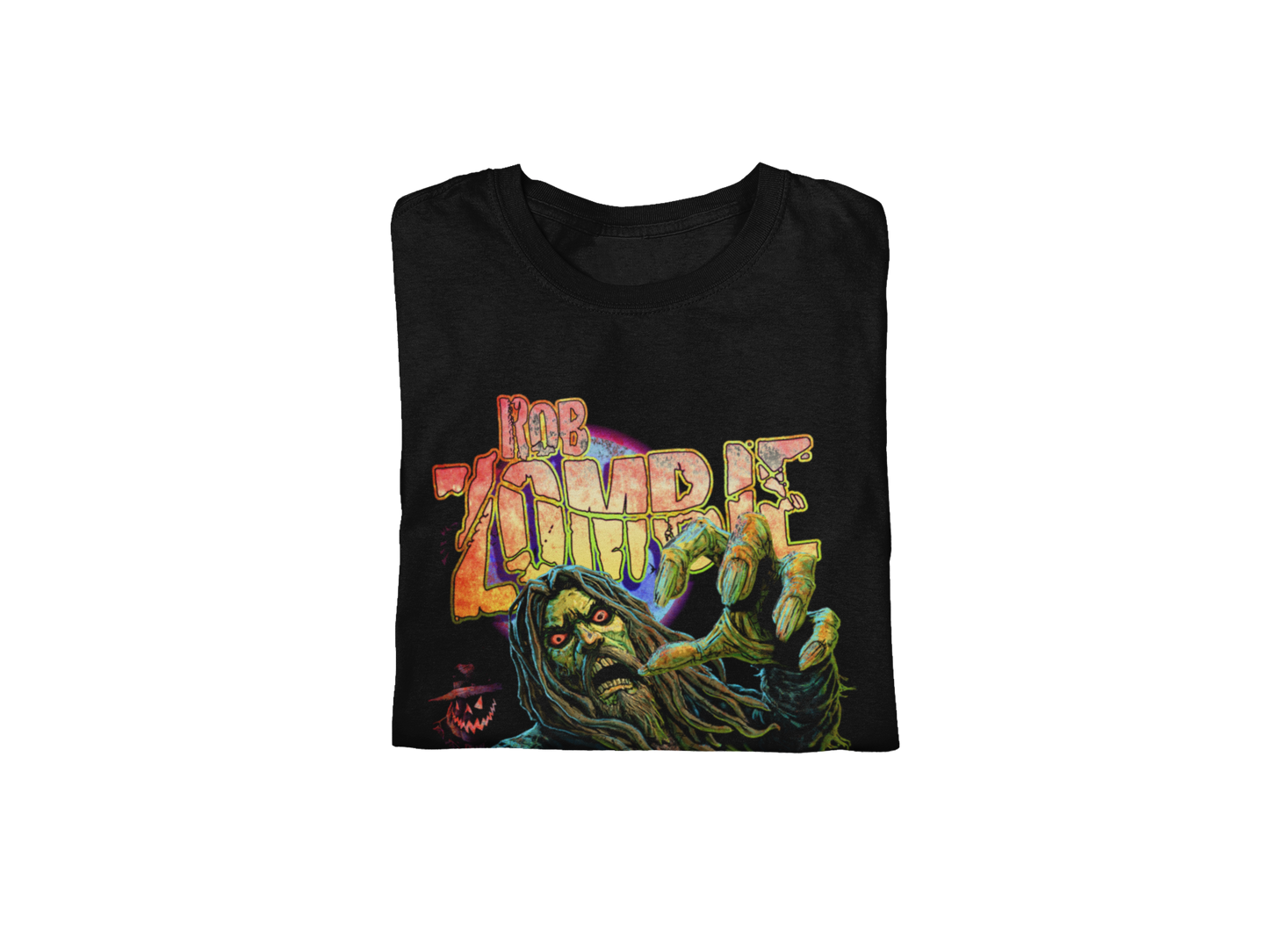 MERCHMOMENT Rob Zombie - Halloween Jumbo Print T-Shirt [Apparel] - Rock Band Apparel