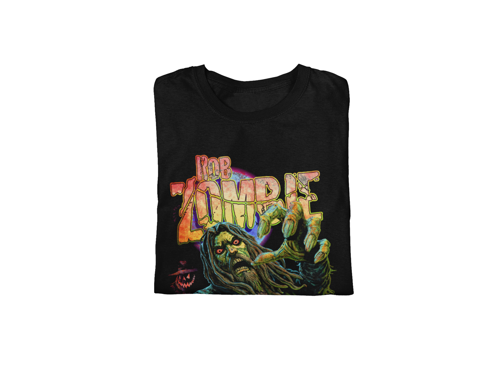 MERCHMOMENT Rob Zombie - Halloween Jumbo Print T-Shirt [Apparel] - Rock Band Apparel