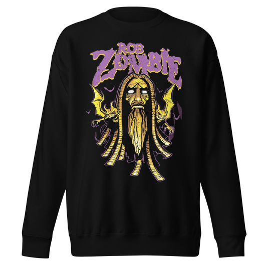 MERCHMOMENT Rob Zombie Pagan Jumbo Print Sweatshirt [Apparel] - Rock Band Apparel