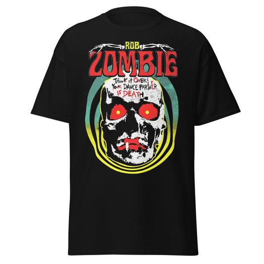 MERCHMOMENT Rob Zombie Think It Over Jumbo Print T-Shirt [Apparel] - Rock Band Apparel