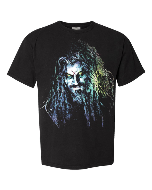 Stakes Rob Zombie Vintage 2004 Jumbo Print T-Shirt [Apparel] Black
