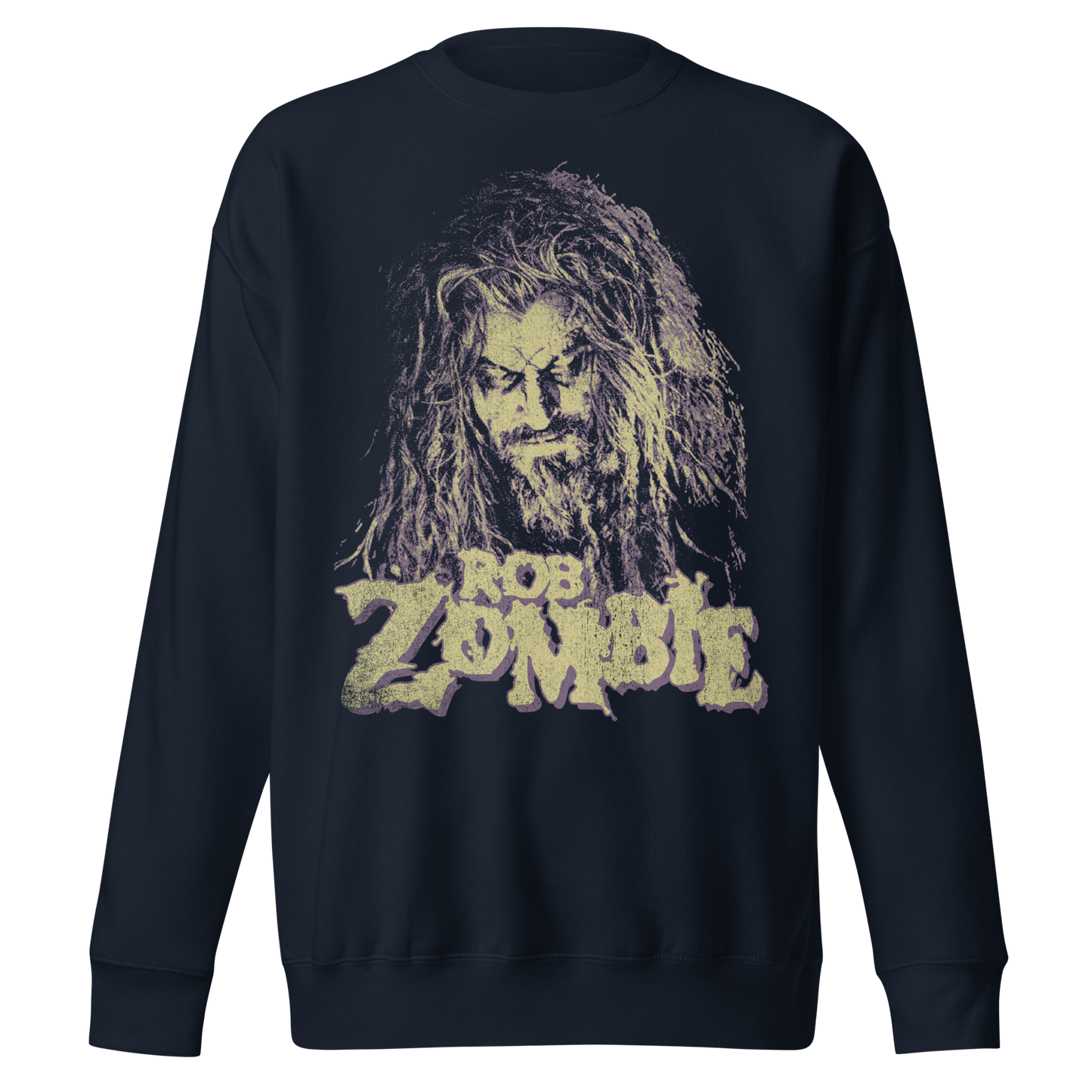 Stakes Rob Zombie - Vintage Early 2000s Jumbo Print Sweatshirt [Apparel] Black