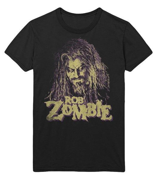 Stakes Rob Zombie - Vintage Early 2000s Jumbo Print T-Shirt [Apparel] Black