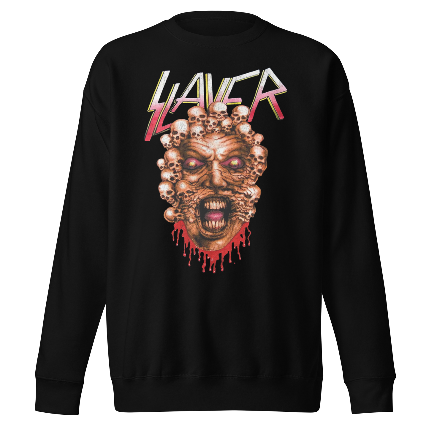 Stakes Slayer Demon Drip Jumbo Print Sweatshirt [Apparel] Black