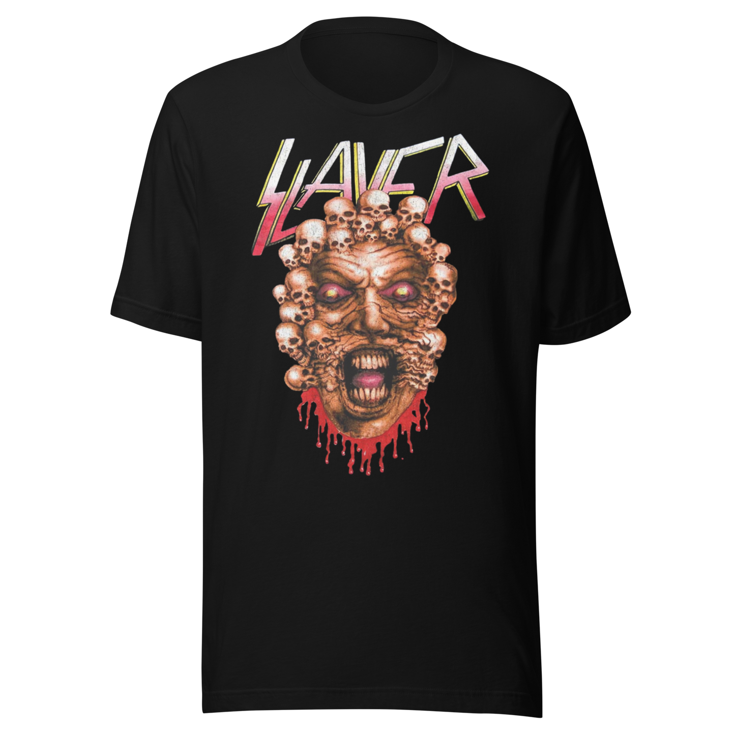 Stakes Slayer Demon Drip Jumbo Print T-Shirt [Apparel] Black