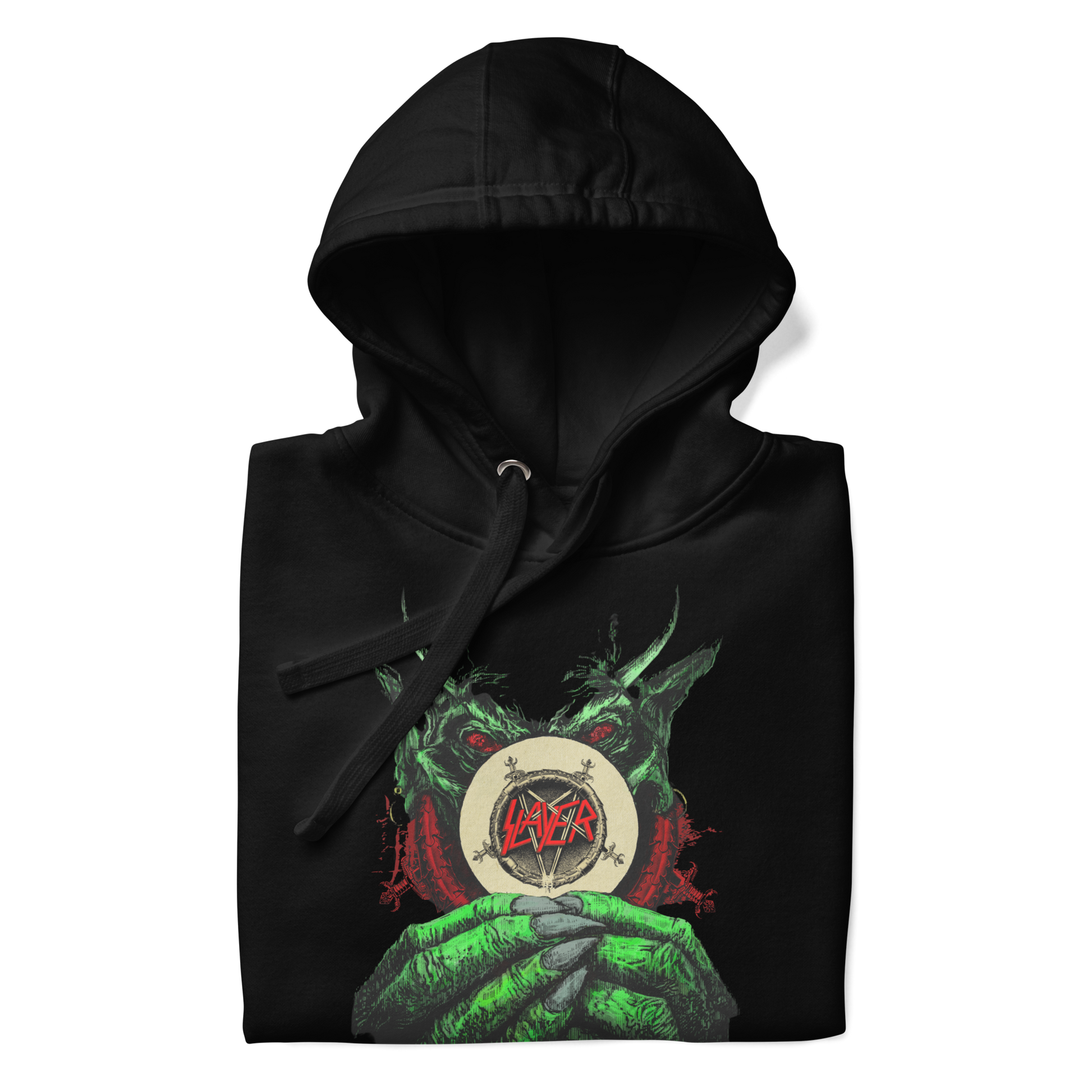 MERCHMOMENT Slayer Demon Hands Vintage Hoodie [Apparel] - Rock Band Apparel