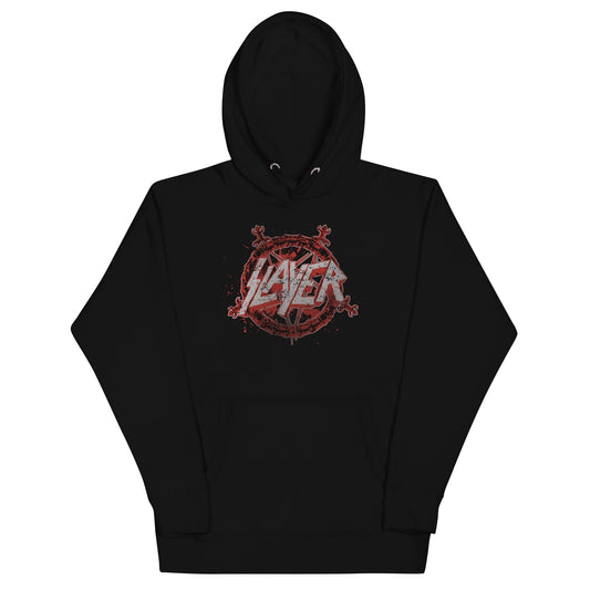 MERCHMOMENT Slayer - Drip Logo Hoodie [Apparel] - Rock Band Apparel