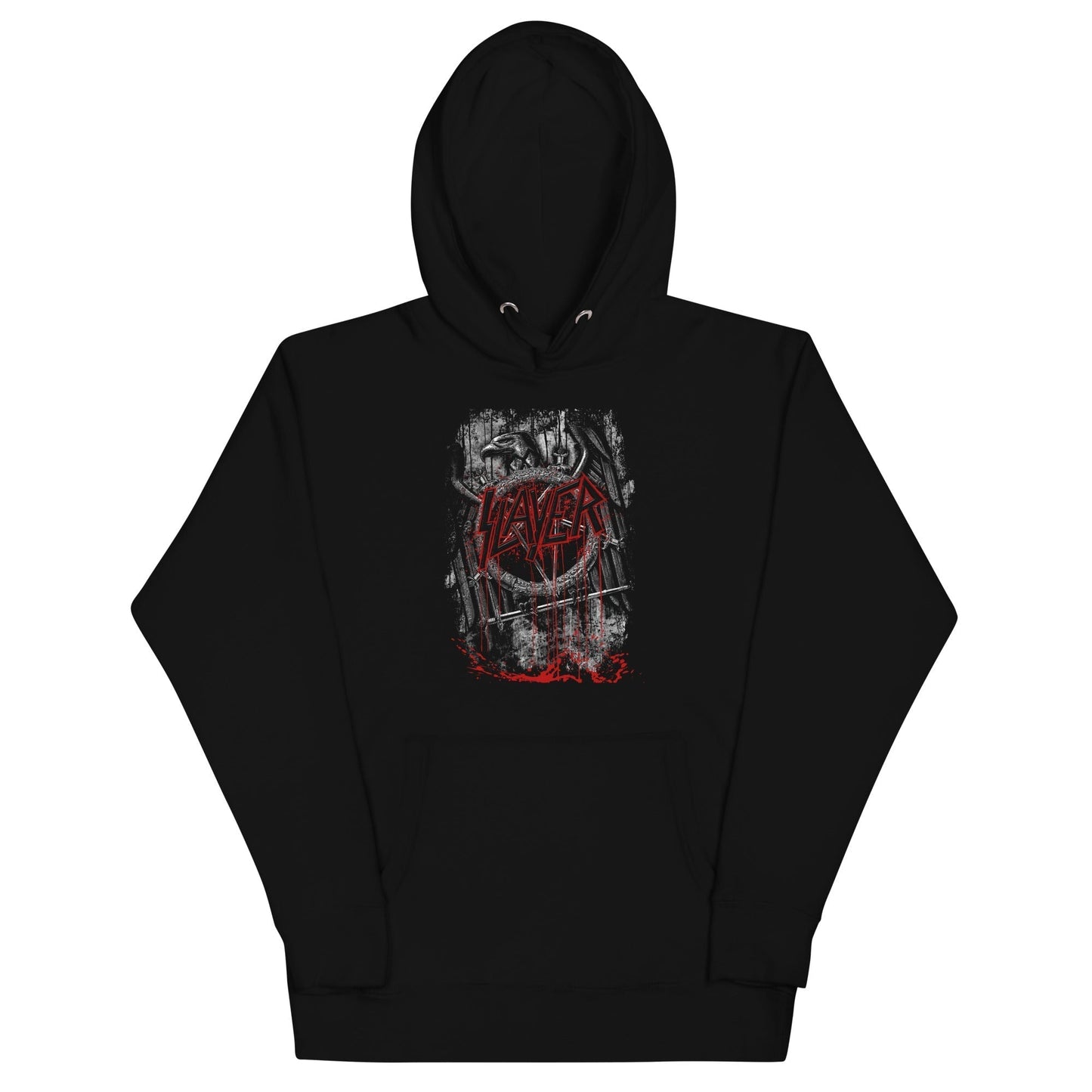 MERCHMOMENT Slayer - Eagle Logo Hoodie [Apparel] - Rock Band Apparel