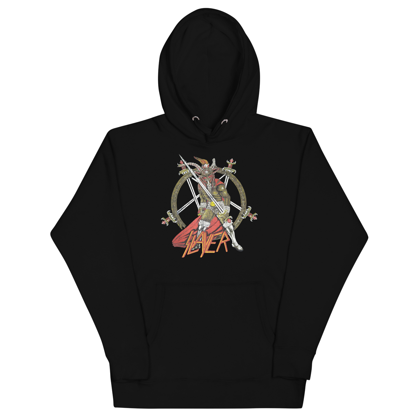 MERCHMOMENT Slayer Show No Mercy Classic Hoodie [Apparel] - Rock Band Apparel