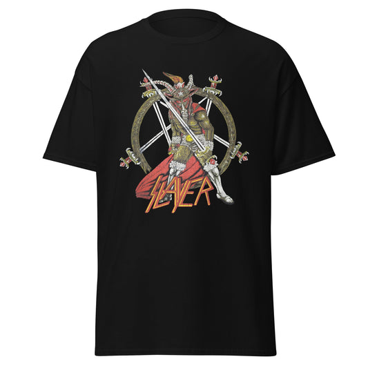 MERCHMOMENT Slayer - Show No Mercy Jumbo Print T-Shirt [Apparel] - Rock Band Apparel