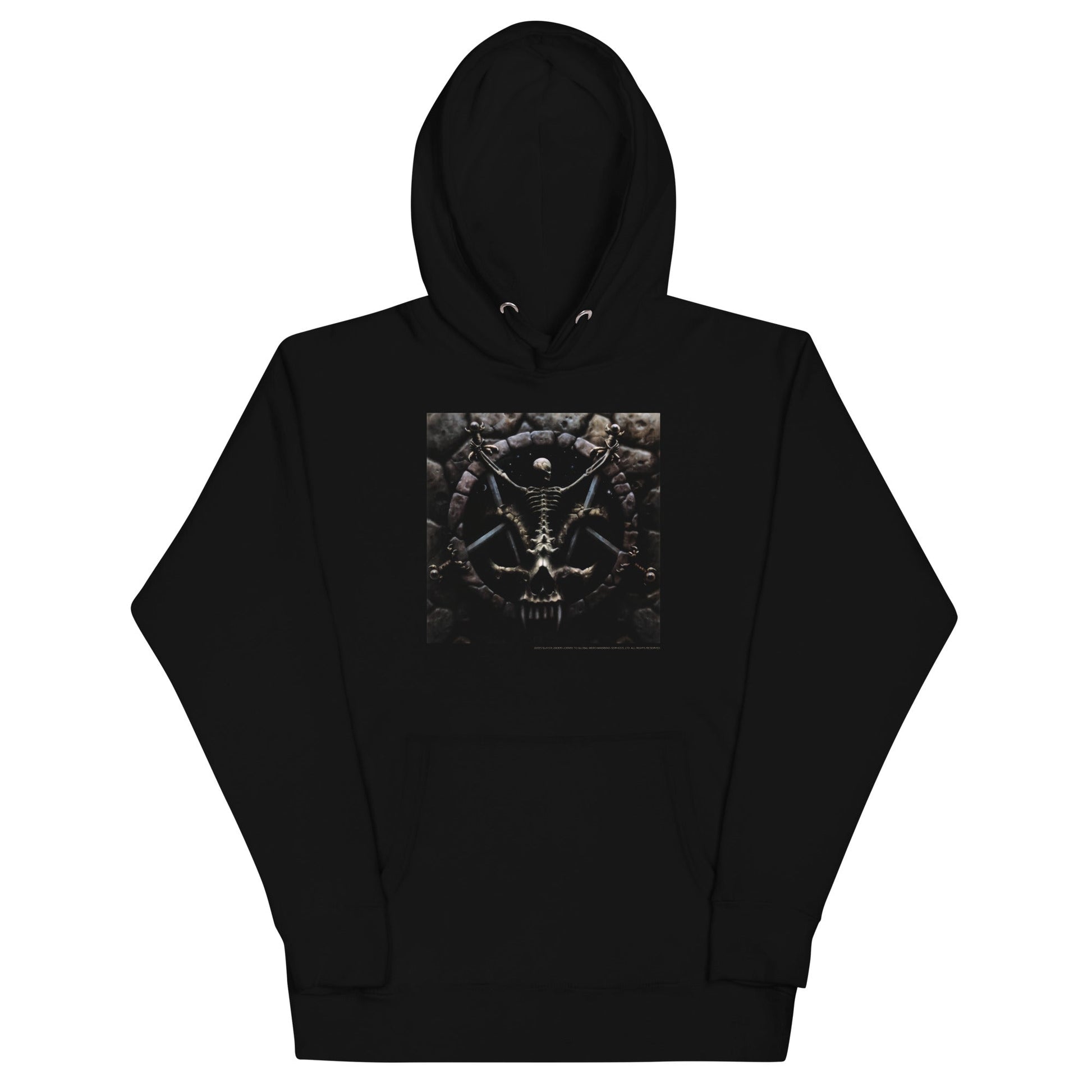 Stakes Slayer - Skeleton Pentagram Hoodie [Apparel] Black