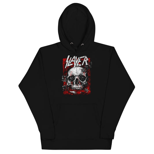 MERCHMOMENT Slayer - Skull Logo Hoodie [Apparel] - Rock Band Apparel