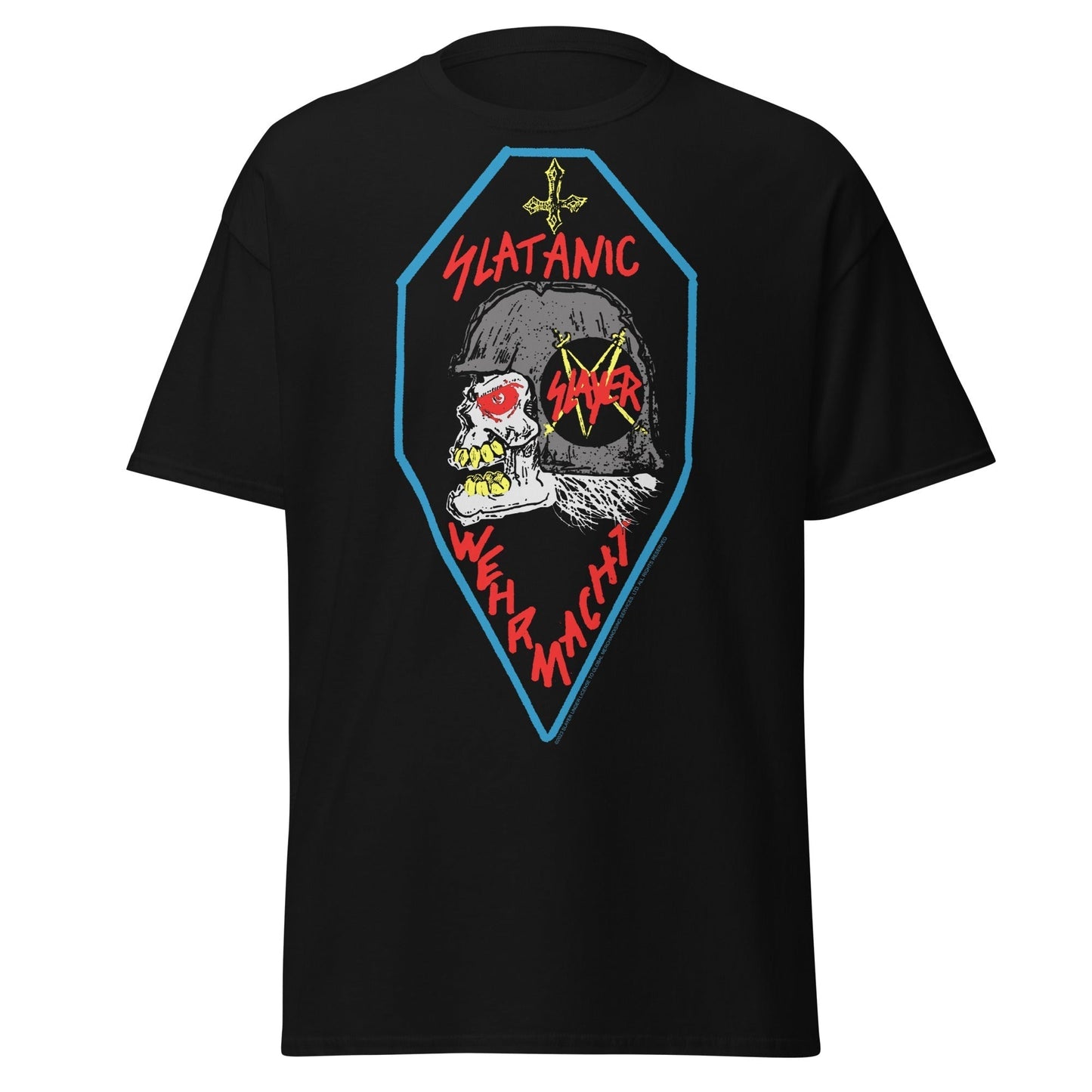 MERCHMOMENT Slayer - Slaytanic Jumbo Print T-Shirt [Apparel] - Rock Band Apparel