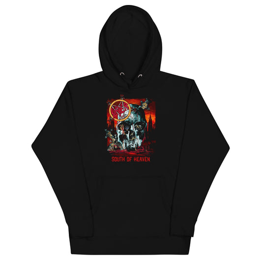 MERCHMOMENT Slayer - South Skull Hoodie [Apparel] - Rock Band Apparel