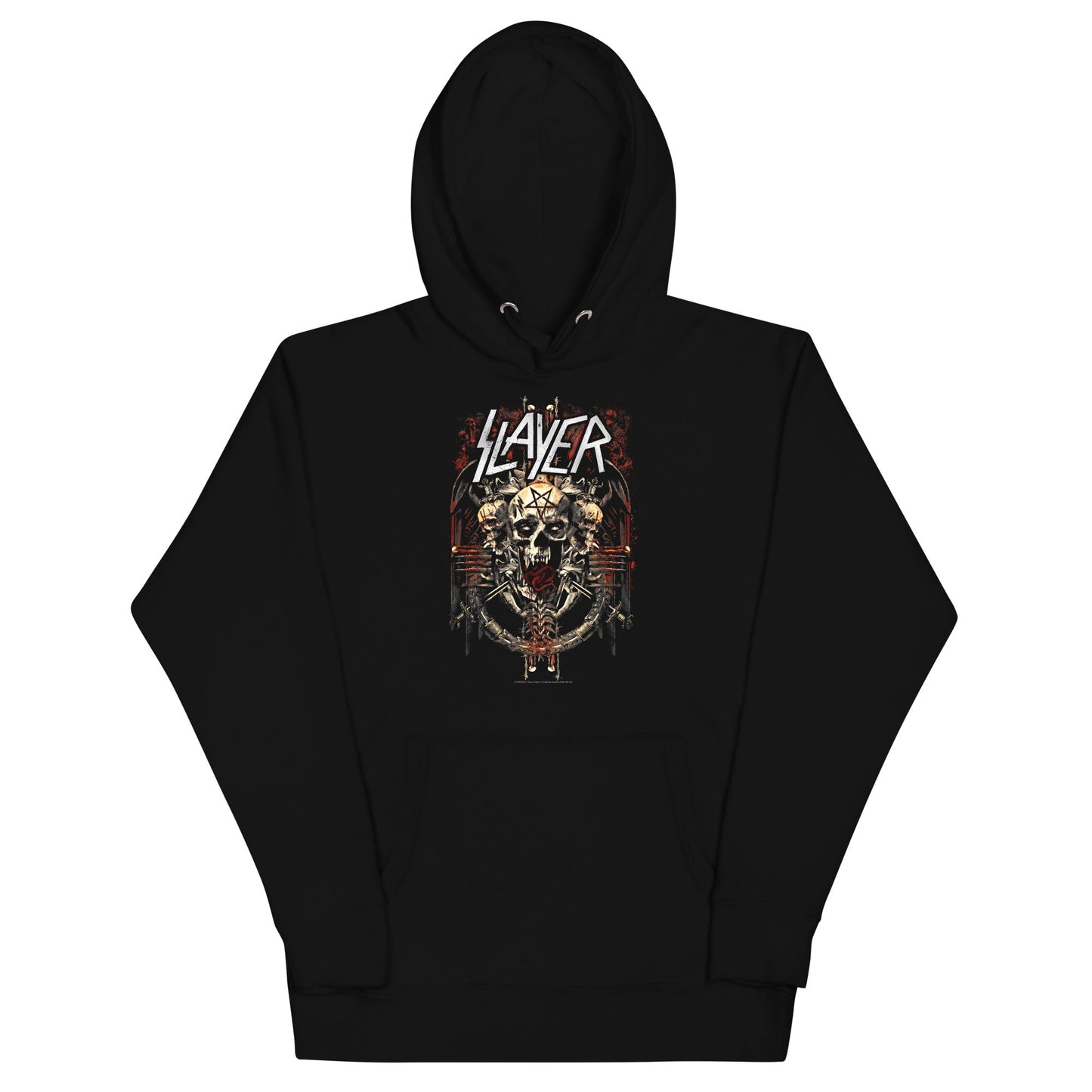 MERCHMOMENT Slayer - Triple Skull Hoodie [Apparel] - Rock Band Apparel