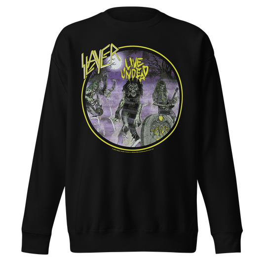 Stakes Slayer Yellow Undead Jumbo Print Sweatshirt [Apparel] Black