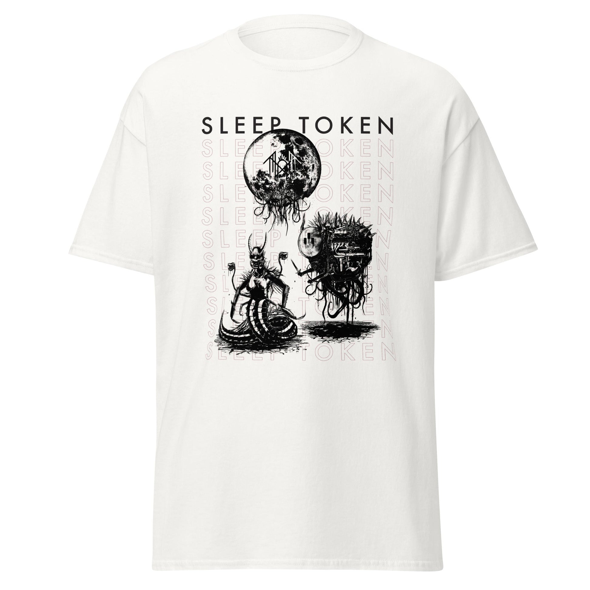 MERCHMOMENT Sleep Token Take Me Back Jumbo Print T-Shirt [Apparel] - Rock Band Apparel