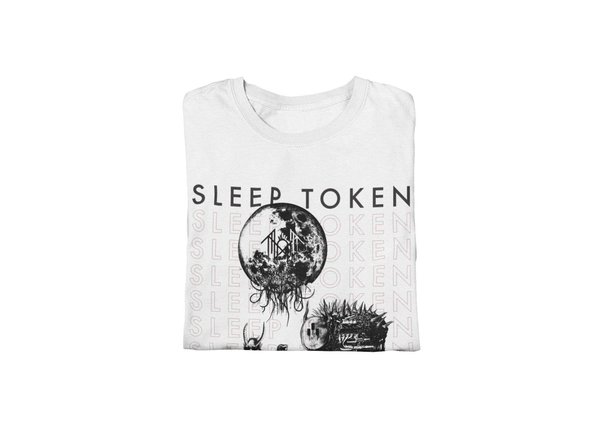 MERCHMOMENT Sleep Token Take Me Back Jumbo Print T-Shirt [Apparel] - Rock Band Apparel