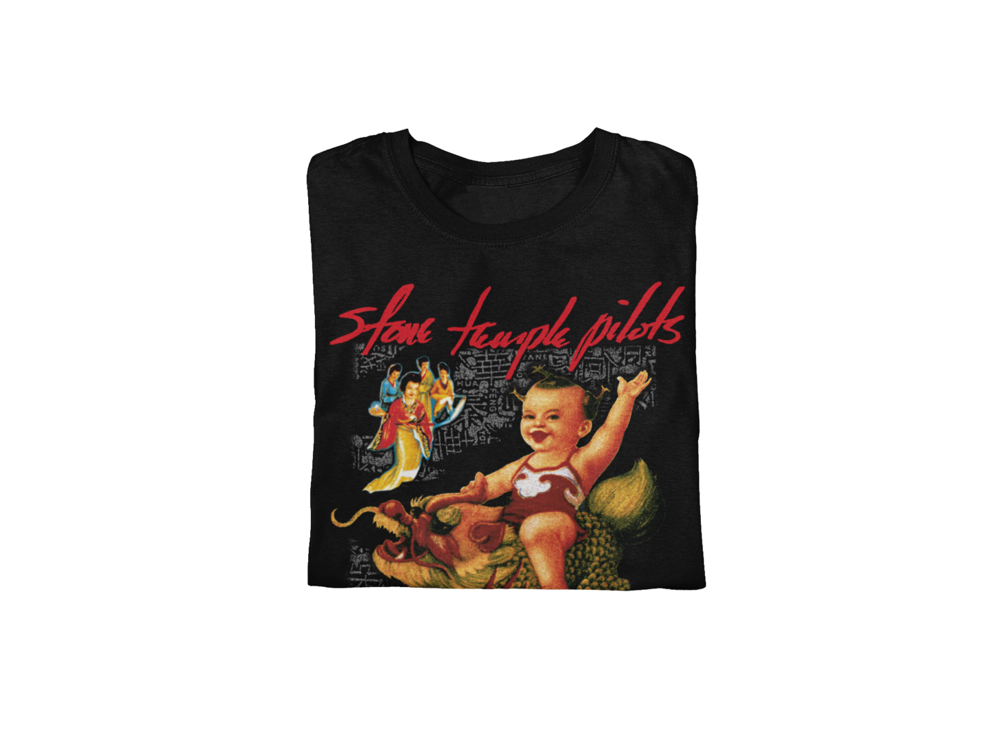 Stakes Stone Temple Pilots - Purple Jumbo Print T-Shirt [Apparel] Black