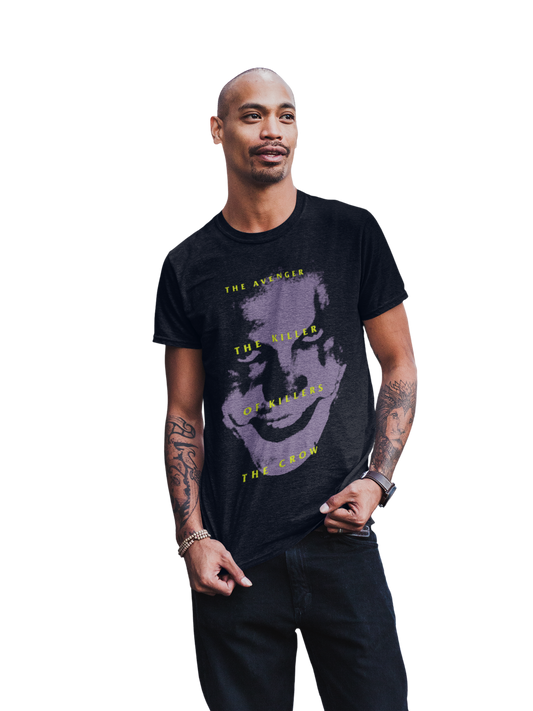 Stakes The Crow - Avenger Jumbo Print T-Shirt [Apparel] Black