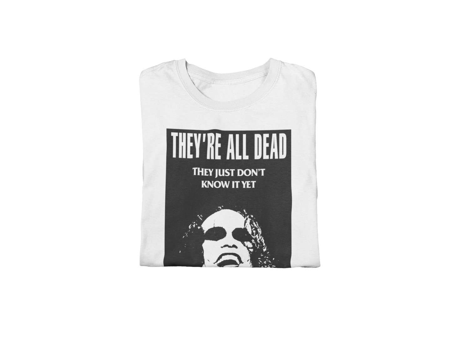 MERCHMOMENT The Crow - Dead Movie Poster Jumbo Print T-Shirt [Apparel] - Rock Band Apparel