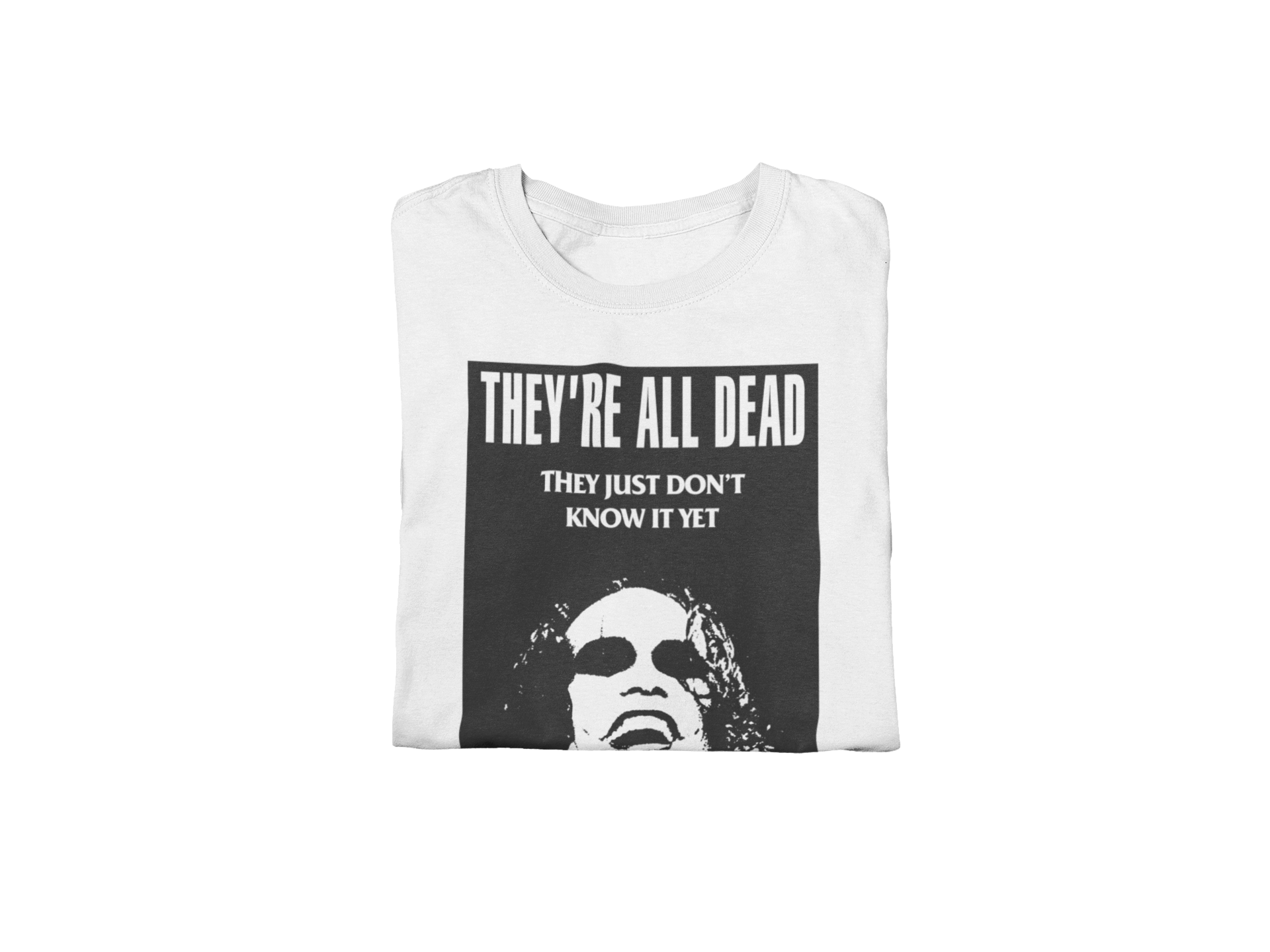 MERCHMOMENT The Crow - Dead Movie Poster Jumbo Print T-Shirt [Apparel] - Rock Band Apparel