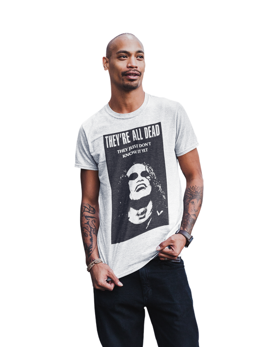 MERCHMOMENT The Crow - Dead Movie Poster Jumbo Print T-Shirt [Apparel] - Rock Band Apparel