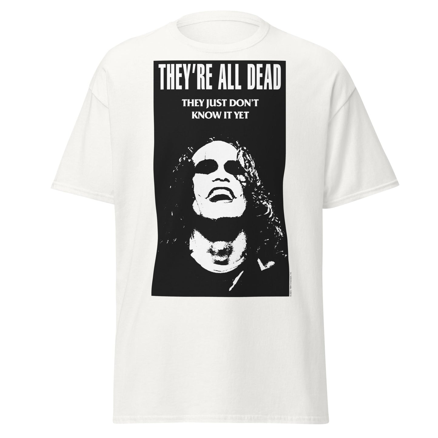 MERCHMOMENT The Crow - Dead Movie Poster Jumbo Print T-Shirt [Apparel] - Rock Band Apparel