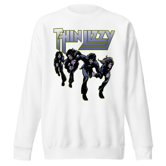 MERCHMOMENT Thin Lizzy Jailbreakers Jumbo Print Sweatshirt [Apparel] - Rock Band Apparel