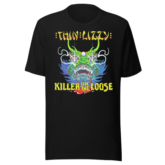 Stakes Thin Lizzy Killers on the Loose T-Shirt [Apparel] Black