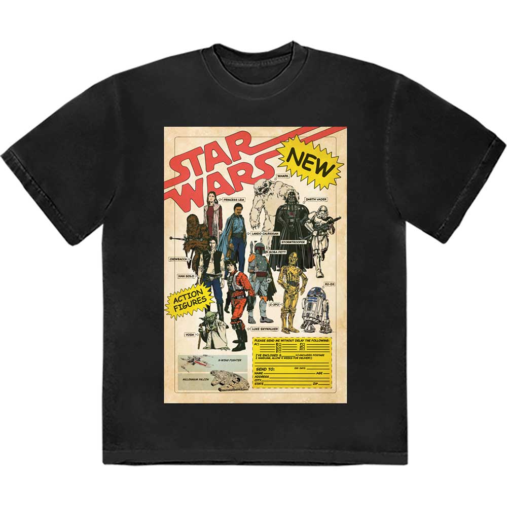 Star Wars Action Figures [T-Shirt] - Rock Band Apparel