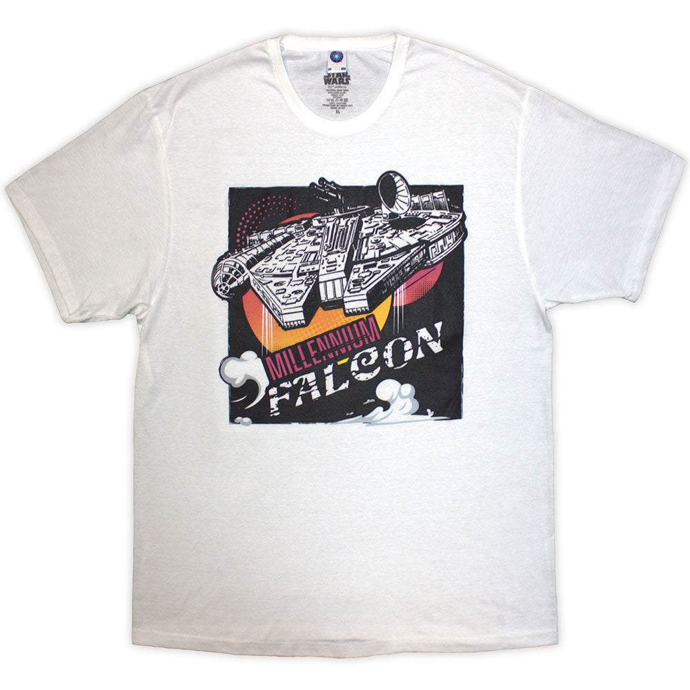 Star Wars Millennium Falcon Graphic [] White