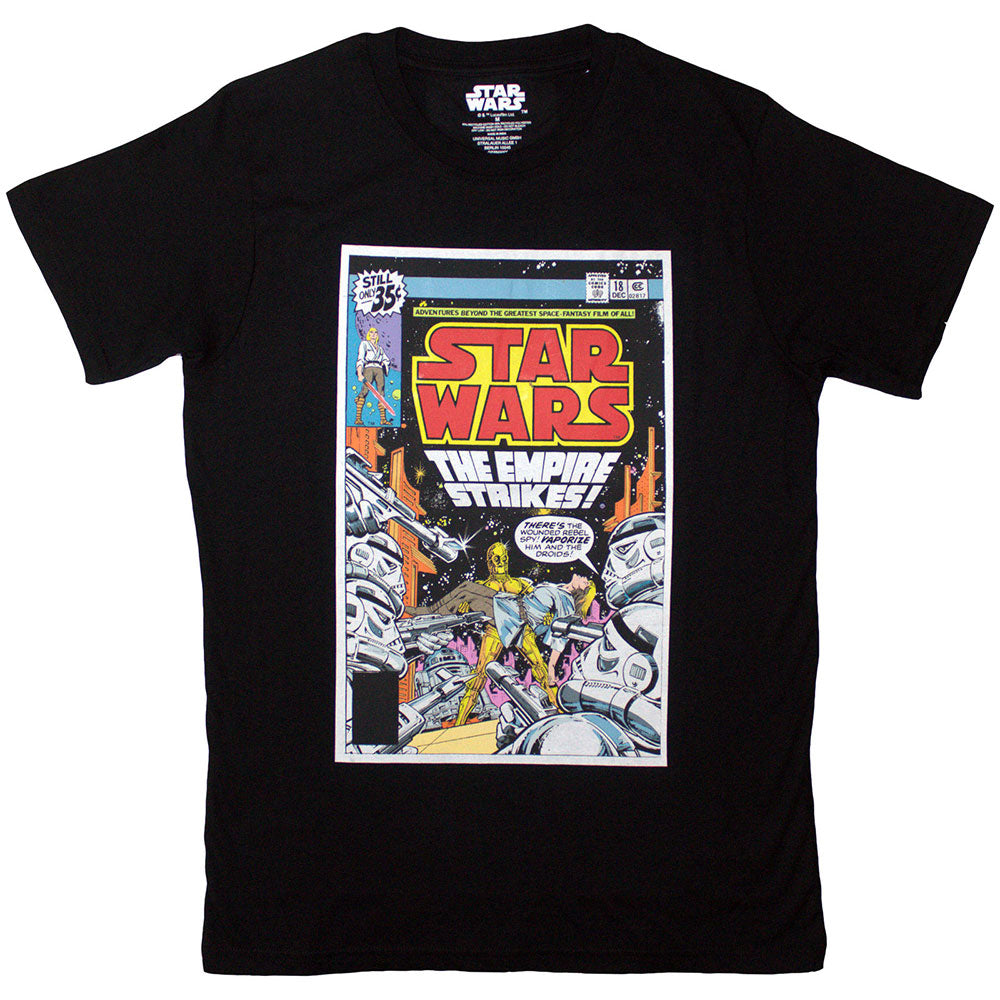 Star Wars The Empire Strikes Comic Cover [] Black