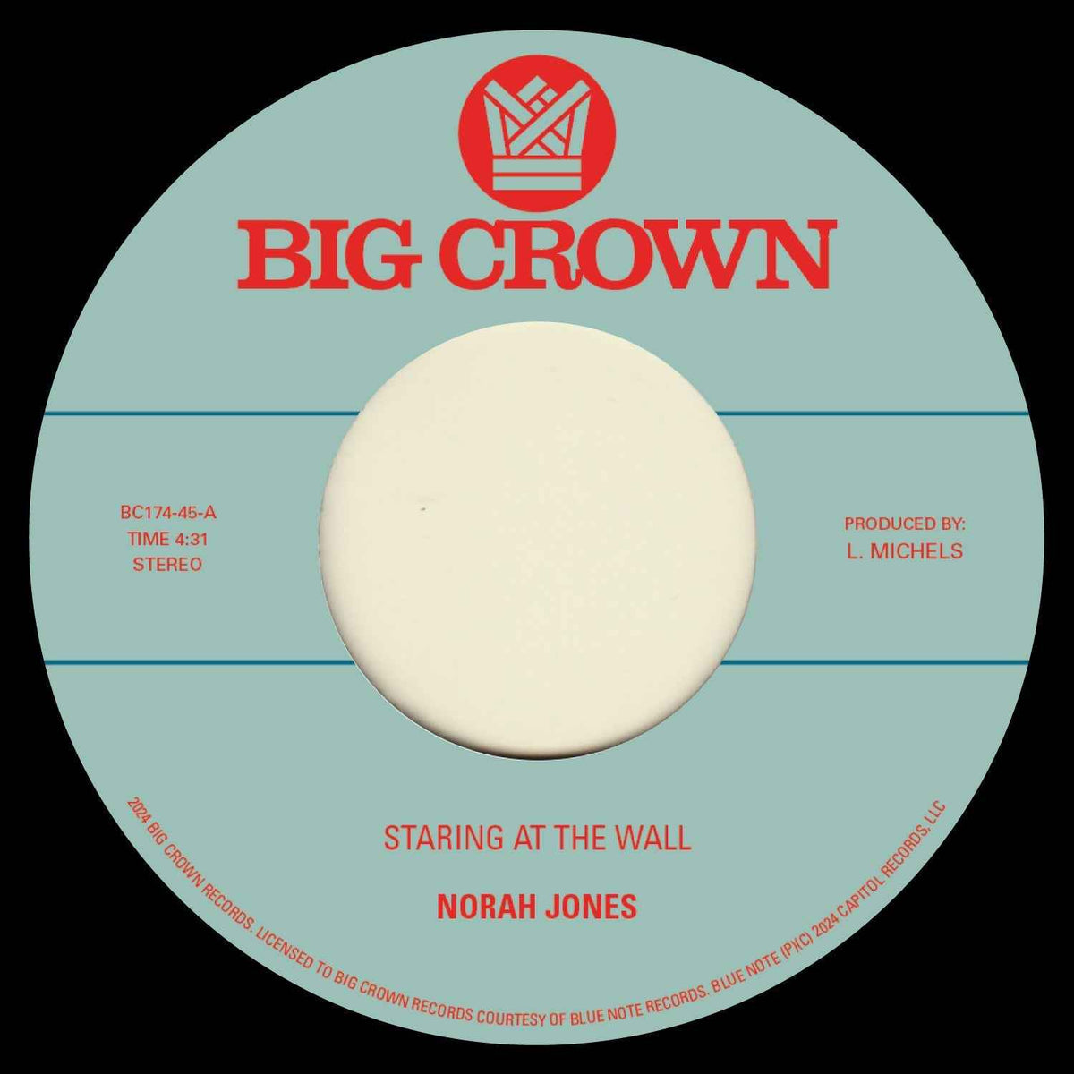 Norah Jones - Staring At The Wall b/w All This Time [7"] [Vinyl]