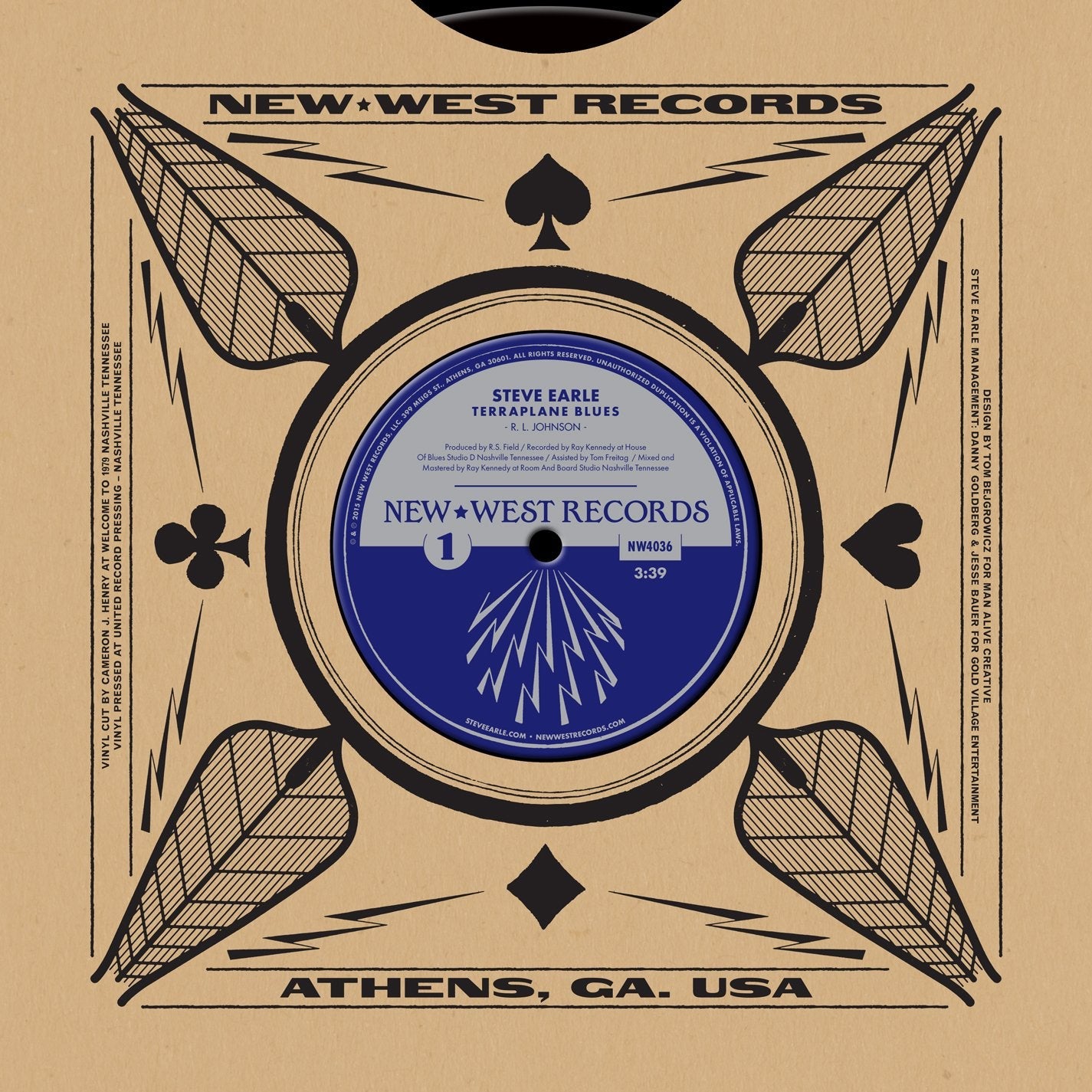 Steve / Johnson Earle - Terraplane Blues - 10" [Vinyl]