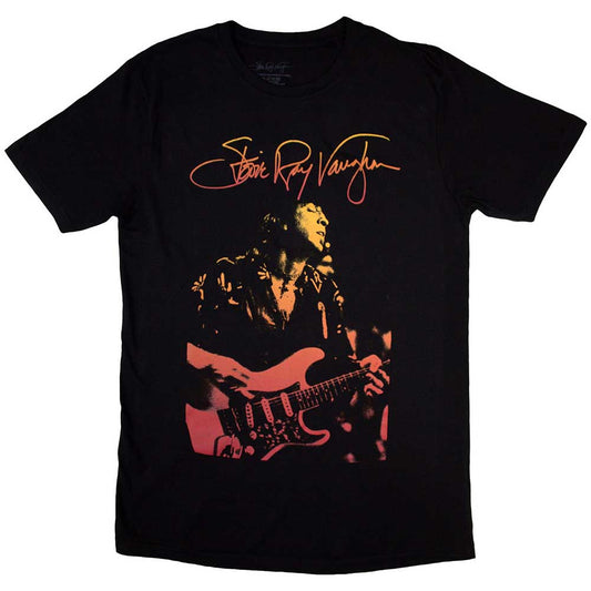 Stevie Ray Vaughan Signature [T-Shirt] Black
