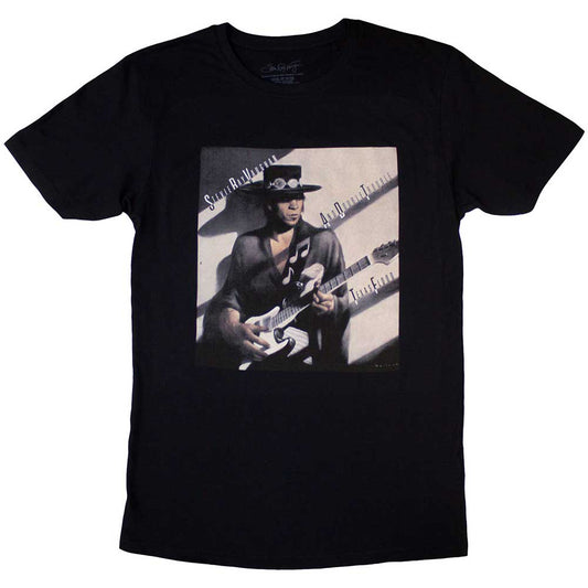 Stevie Ray Vaughan Texas Flood Album Cover [T-Shirt] Black