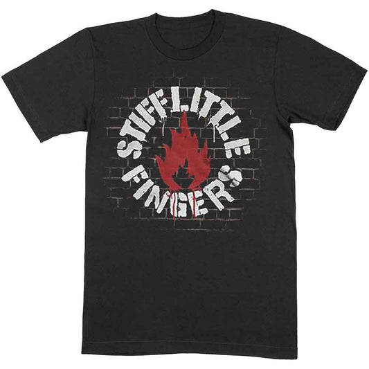 Stiff Little Fingers Wall [T-Shirt] Black