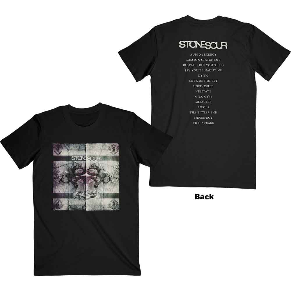 Stone Sour Audio Secrecy Square [T-Shirt] Black