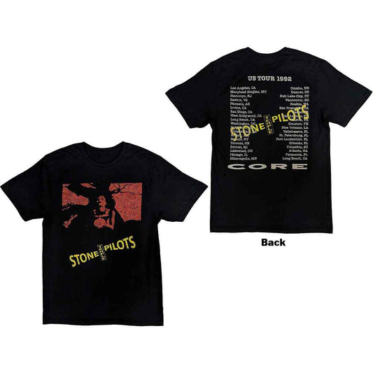 Stone Temple Pilots Core US Tour '92 [T-Shirt] - Rock Band Apparel