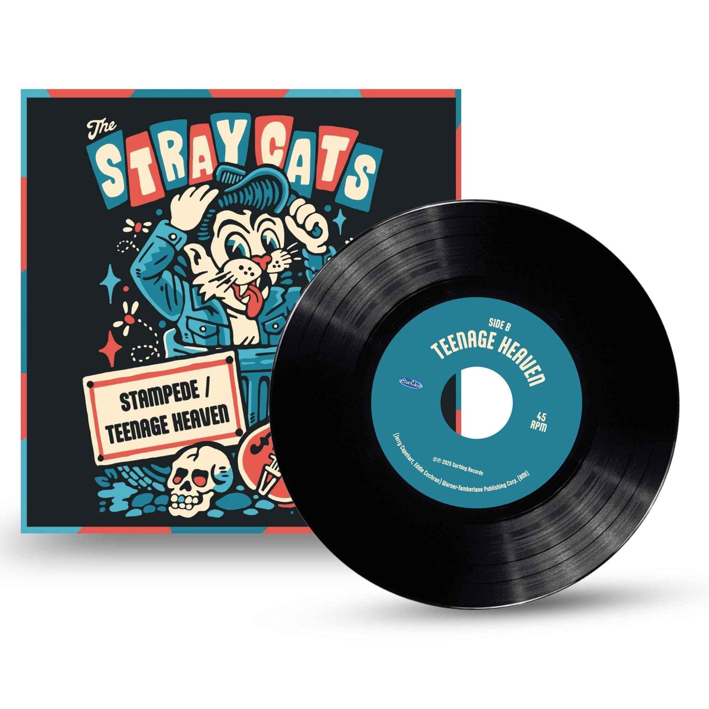Stray Cats - Stampede / Teenage Heaven (7" Single) [Vinyl]