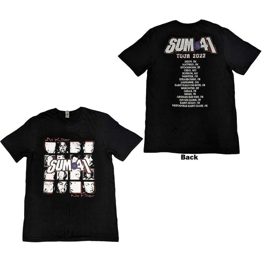 Sum 41 AKNF Grid European Tour 2022 [T-Shirt] - Rock Band Apparel