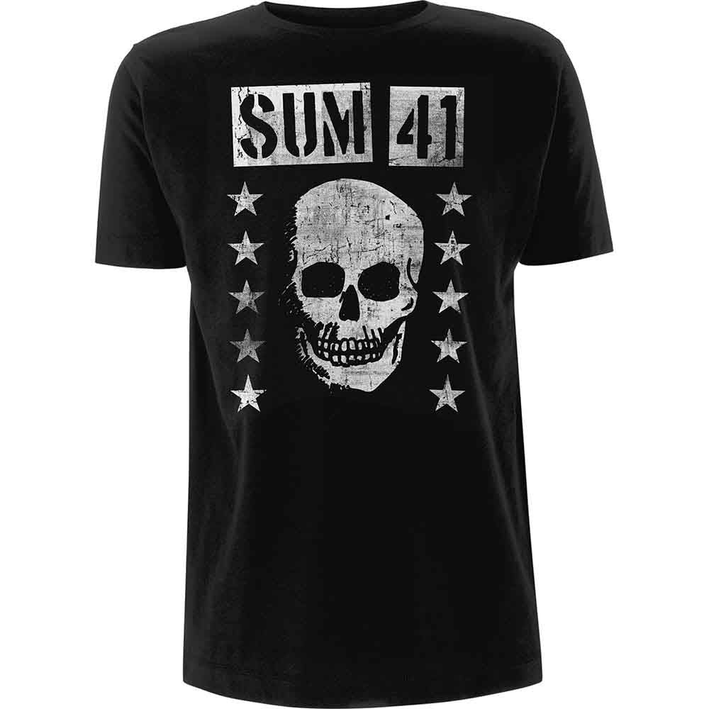 Sum 41 Grinning Skull [T-Shirt] - Rock Band Apparel