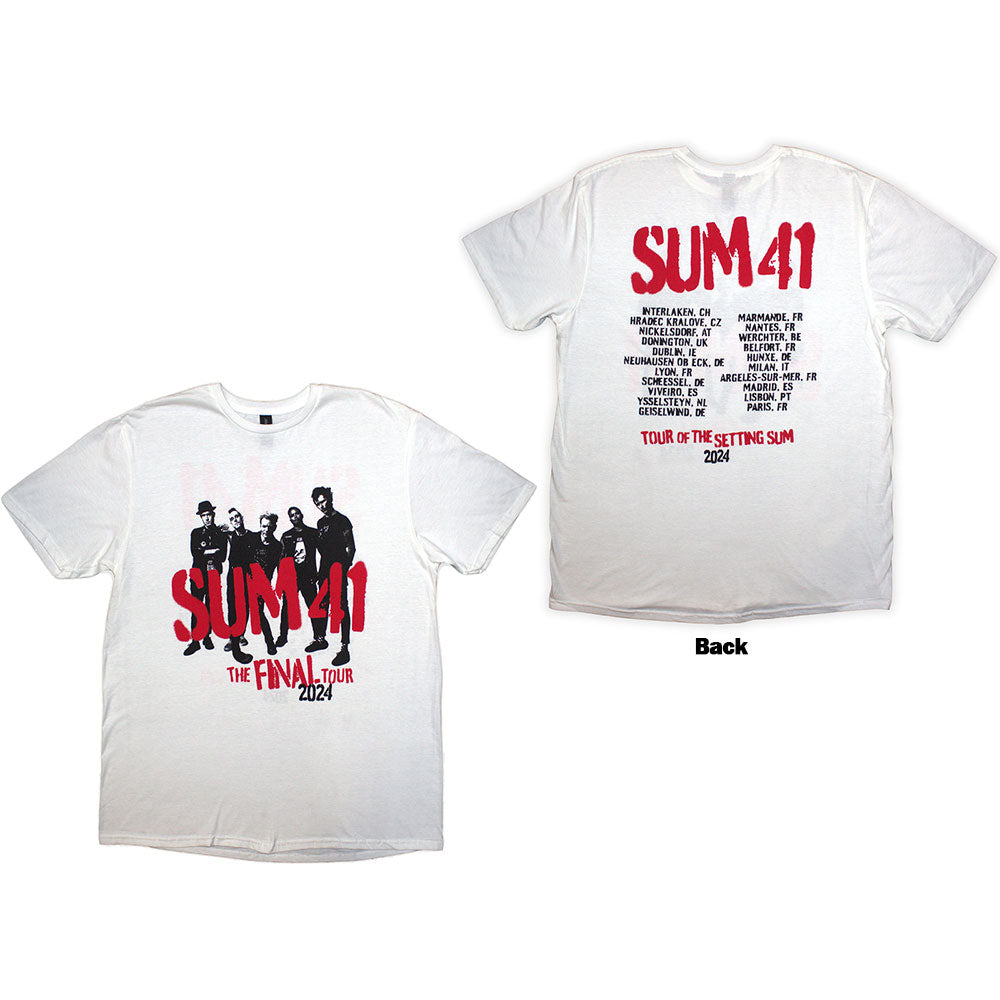 Sum 41 Tour '24 Spray Paint [] White