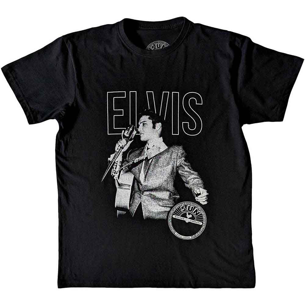 Sun Records Elvis Live Portrait [T-Shirt] - Rock Band Apparel